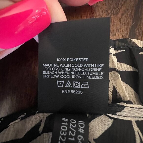 NWT Express Kimonos Sheer Long Line Brown & Tan Top or Cover Up Size M/L - Picture 11 of 14